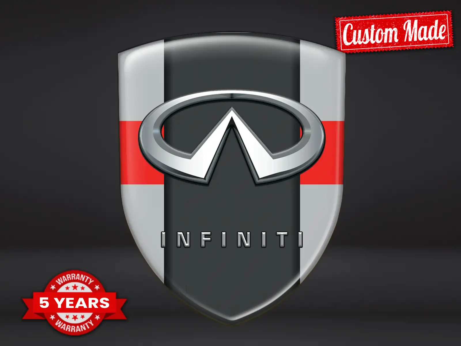 Infiniti Logosticker Hochwertig Minimal Design Personalisierbar